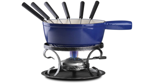 Artestia Cast Iron Cheese Fondue Pot Set