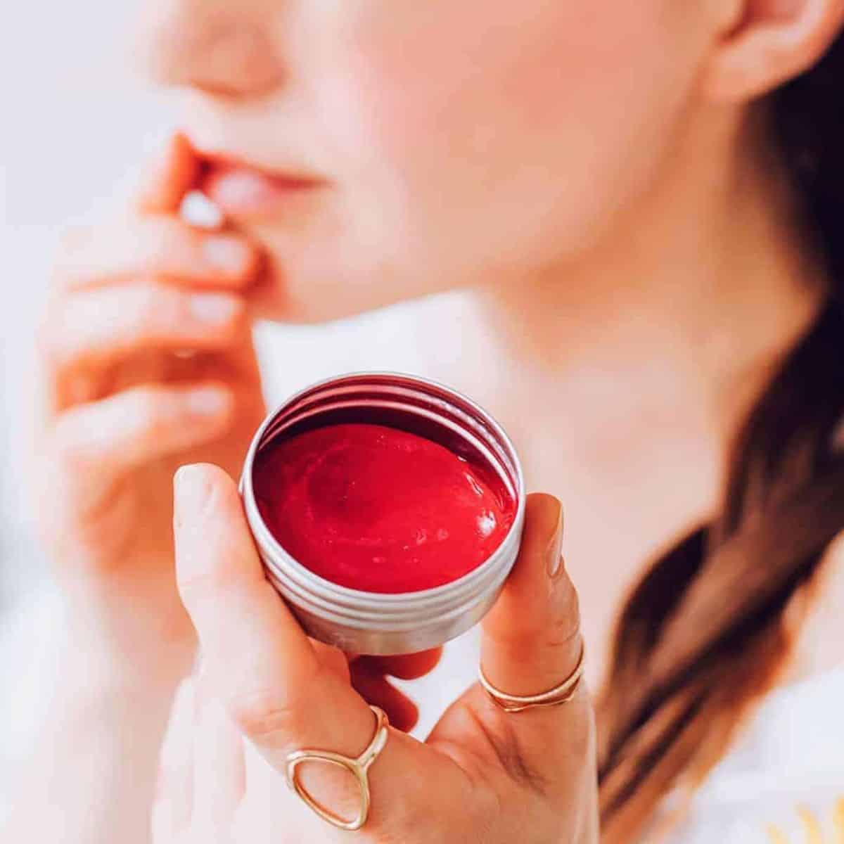 Creamy 3-Ingredient DIY Lip + Cheek Stain